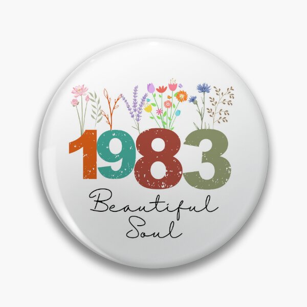 Item preview, 1983 Floral Beautiful Soul Birthday Design designed and sold by FlareCraftStudio.