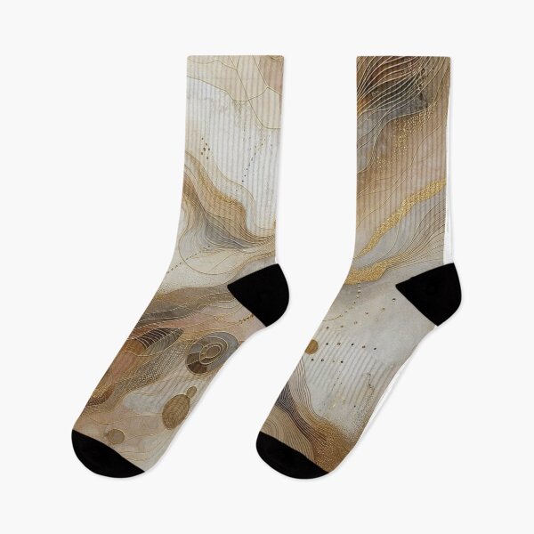 Item preview, Golden Flowing Lines and Organic Waves designed and sold by AcruxUltra.