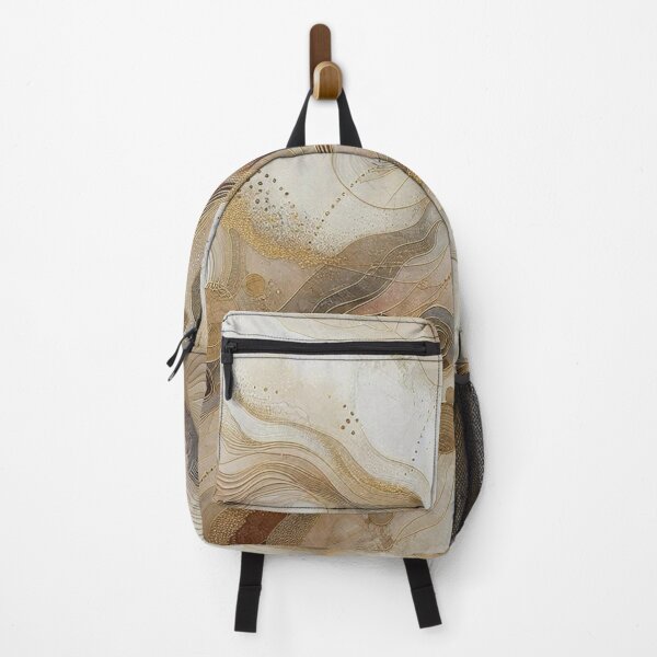 Item preview, Golden Flowing Lines and Organic Waves designed and sold by AcruxUltra.