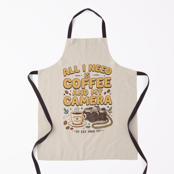 Item preview, All I Need Is Coffee And My Camera Vintage Photography designed and sold by dudelinart.
