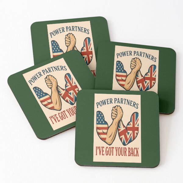 Item preview, Usa  Uk Power Partners Alliance  Ive Got Your Back 451 designed and sold by LisaAngelLtd.