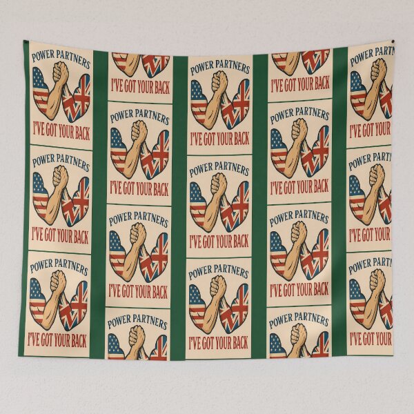 Item preview, Usa  Uk Power Partners Alliance  Ive Got Your Back 451 designed and sold by LisaAngelLtd.