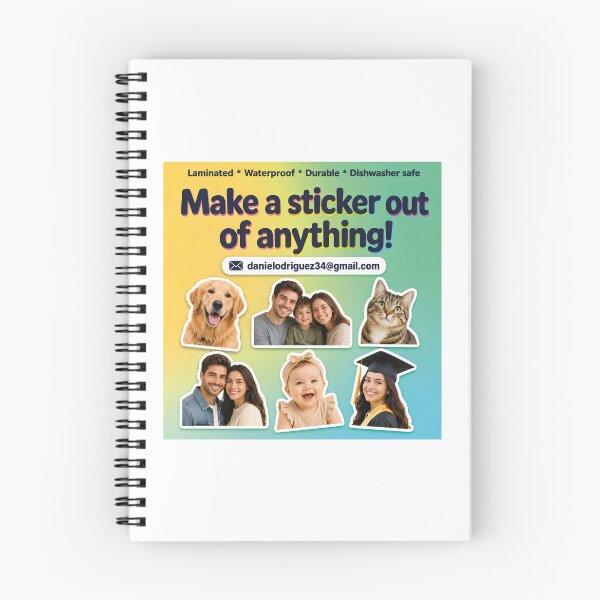 Item preview, Custom Photo Stickers – Personalized Waterproof Photo Decals for Laptops, Tumblers, Mirrors, Pets and Family designed and sold by ESPA-sop.