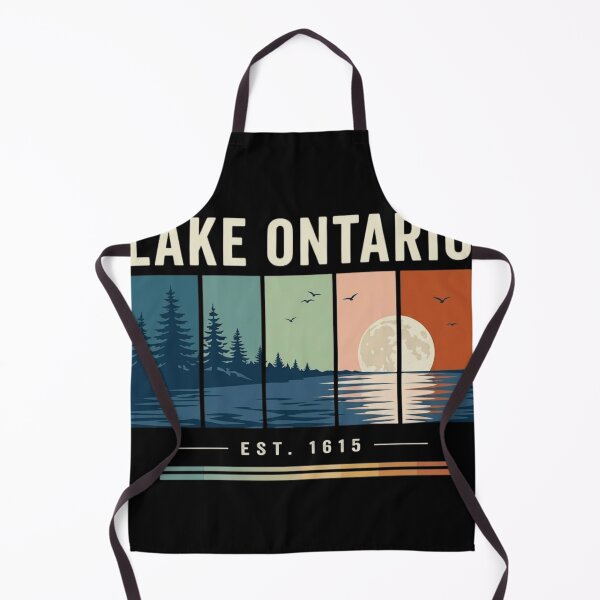 Item preview, Lake Ontario EST 1615 Retro Sunset Vintage Great Lakes Nature designed and sold by haitrieuic96.