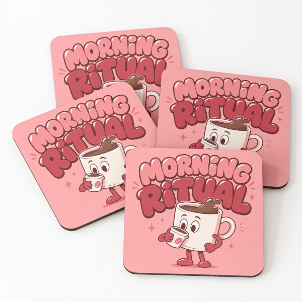 Item preview, Morning Ritual Coffee cartoon designed and sold by J. K..
