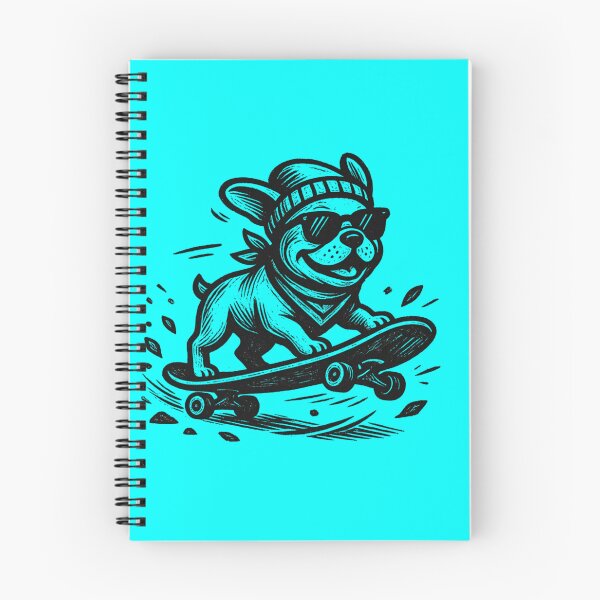 Item preview, Retro Skateboard Bulldog designed and sold by MarCinu Art.