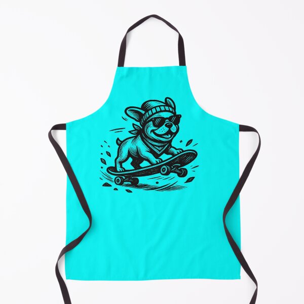 Item preview, Retro Skateboard Bulldog designed and sold by MarCinu Art.