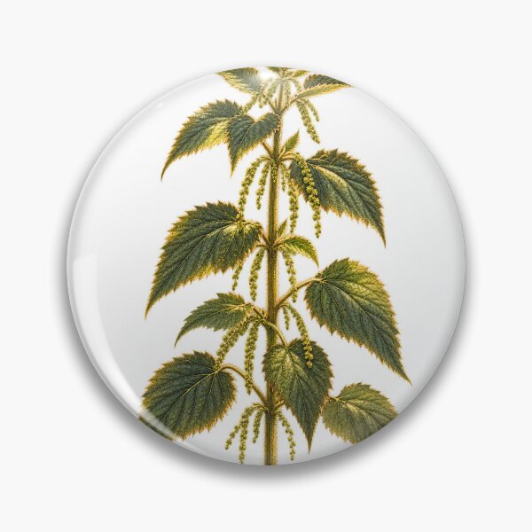 Item preview, Stinging Nettle | Wild Food Foraging Botanical Art | Herbalist Forager Gift designed and sold by Brackenlume Studio.