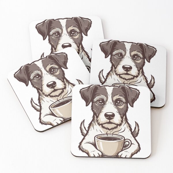 Item preview, More Espresso Less Depresso Funny Dog Coffee Lover designed and sold by TEEDESIGMSTUDIO.