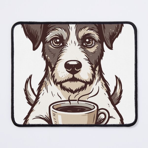 Item preview, More Espresso Less Depresso Funny Dog Coffee Lover designed and sold by TEEDESIGMSTUDIO.