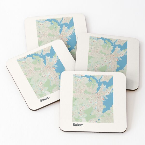 Item preview, Salem, Massachusetts Minimalistic Map Art designed and sold by MapsNerd.