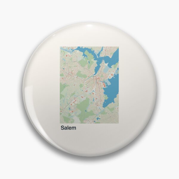 Item preview, Salem, Massachusetts Minimalistic Map Art designed and sold by MapsNerd.
