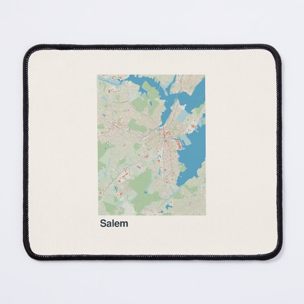 Item preview, Salem, Massachusetts Minimalistic Map Art designed and sold by MapsNerd.