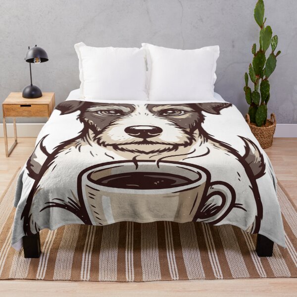 Item preview, More Espresso Less Depresso Funny Dog Coffee Lover designed and sold by TEEDESIGMSTUDIO.