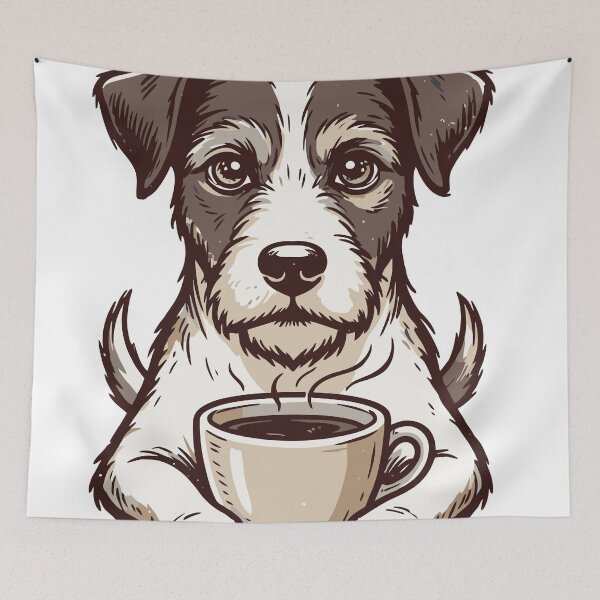 Item preview, More Espresso Less Depresso Funny Dog Coffee Lover designed and sold by TEEDESIGMSTUDIO.