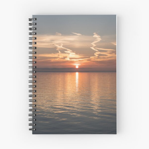 Item preview, Tranquil Sunset Over Glossy Calm Ocean designed and sold by Georgia Mizuleva.