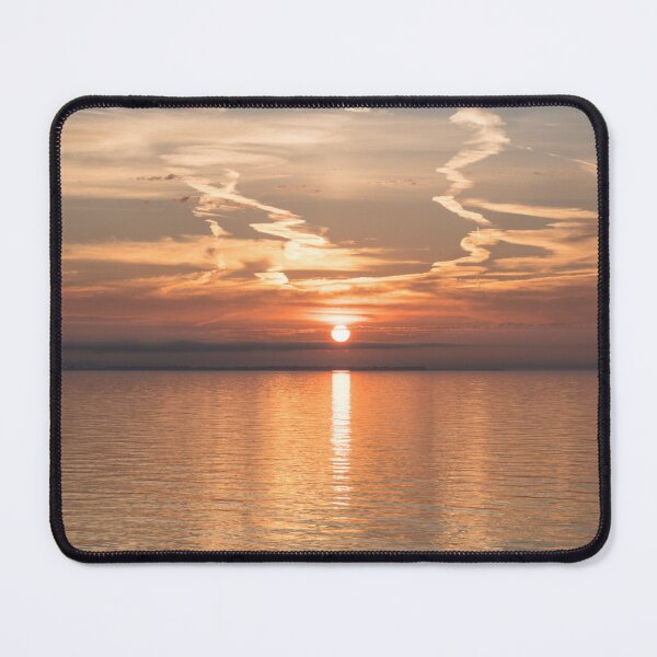 Item preview, Tranquil Sunset Over Glossy Calm Ocean designed and sold by Georgia Mizuleva.