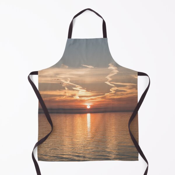 Item preview, Tranquil Sunset Over Glossy Calm Ocean designed and sold by Georgia Mizuleva.