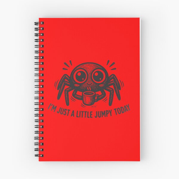 Item preview, Grayscale Jumpy Spider Coffee designed and sold by MarCinu Art.