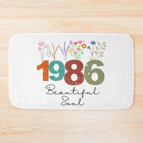 Item preview, 1986 Floral Beautiful Soul Birthday Design designed and sold by FlareCraftStudio.