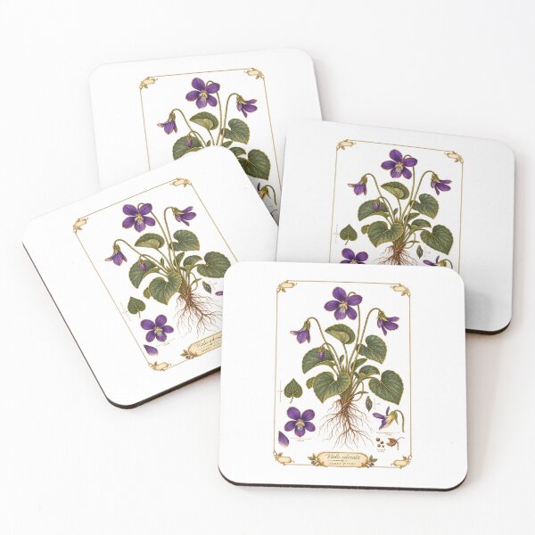 Item preview, Sweet Violet | February Birth Flower Botanical Art | February Birthday Gift designed and sold by Brackenlume Studio.