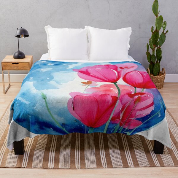 Item preview, Moonlit Tulips in a Soft Watercolor Bloom designed and sold by AcruxUltra.