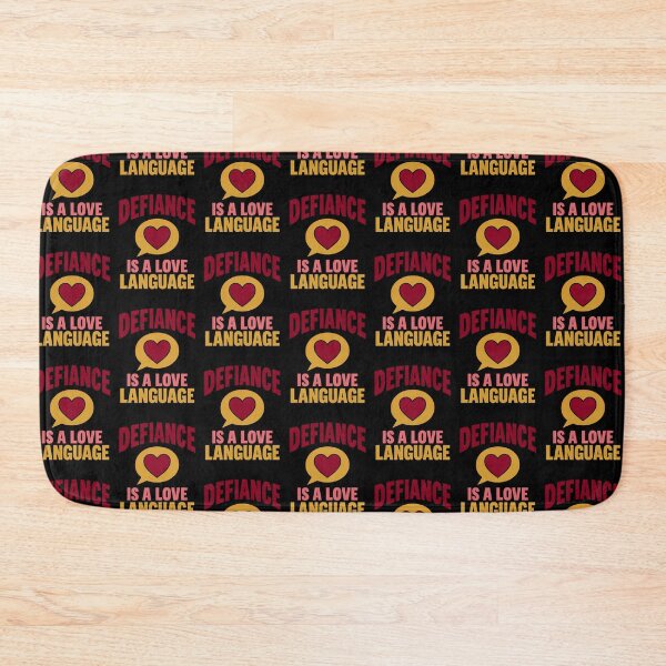 Item preview, Defiance Is a Love Language Bold Rebellious Heart Quote designed and sold by TeeTimeTreasure.