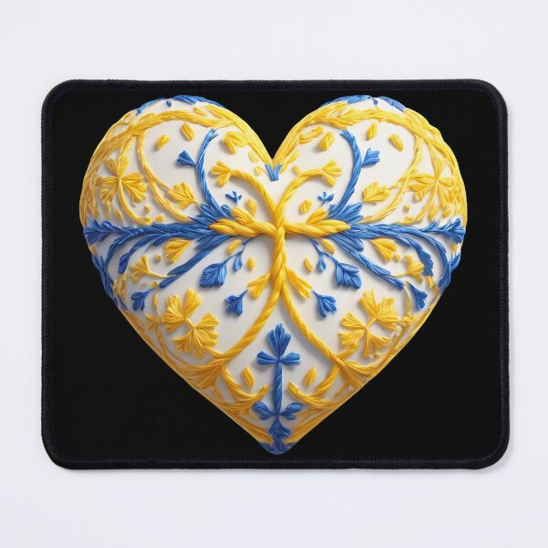 Item preview, Ukrainian Embroidered Heart designed and sold by Agnisherl.