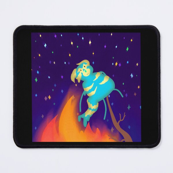 Item preview, Whimsical Blue Creature Among Stars designed and sold by Catsi-Nook-Art.