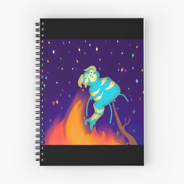 Item preview, Whimsical Blue Creature Among Stars designed and sold by Catsi-Nook-Art.