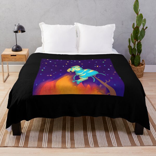 Item preview, Whimsical Blue Creature Among Stars designed and sold by Catsi-Nook-Art.