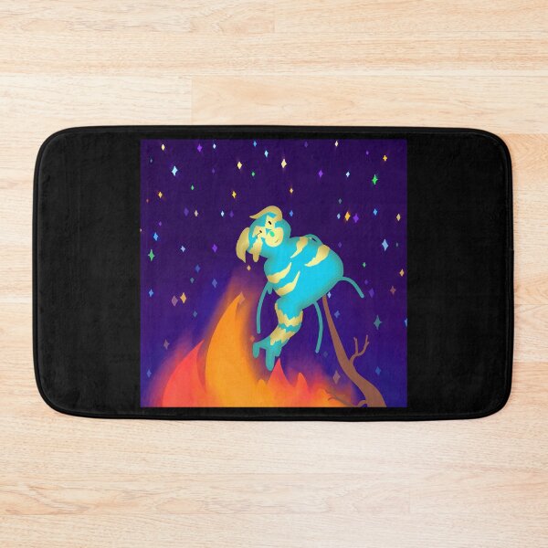 Item preview, Whimsical Blue Creature Among Stars designed and sold by Catsi-Nook-Art.