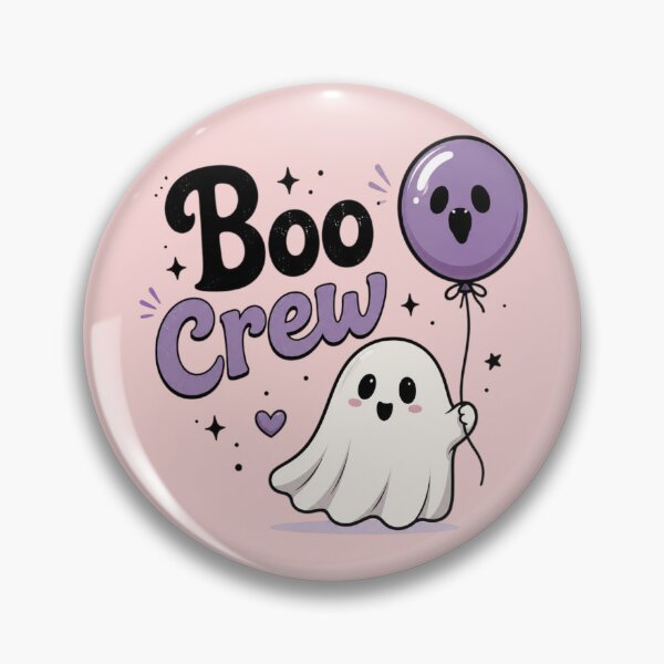 Item preview, Ghost Boo Crew Halloween Cute Balloon Spooky Design designed and sold by Sanika arts .