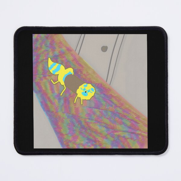 Item preview, Colorful Cartoon Insect on Tie-Dye Background designed and sold by Catsi-Nook-Art.