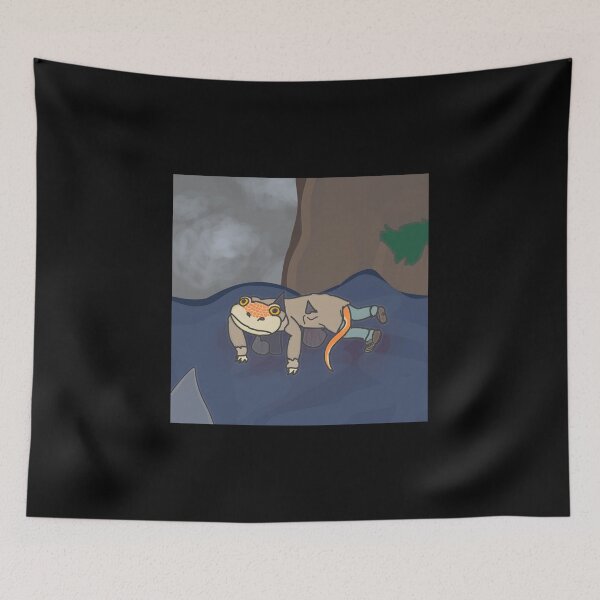 Item preview, Adventure Frog in Trench Coat designed and sold by Catsi-Nook-Art.
