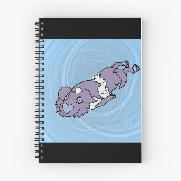 Item preview, Cute Purple Dog with Heart Design designed and sold by Catsi-Nook-Art.
