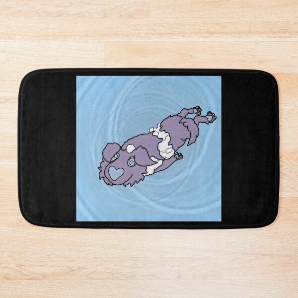 Item preview, Cute Purple Dog with Heart Design designed and sold by Catsi-Nook-Art.