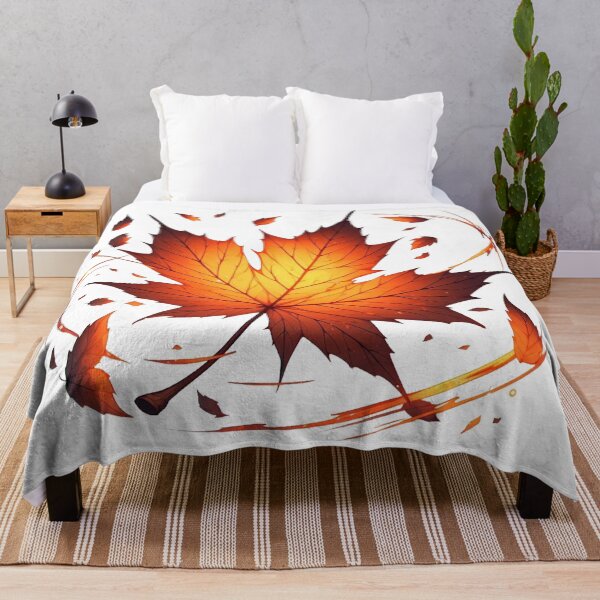 Item preview, Autumn Maple Leaf in Ink Motion designed and sold by AcruxUltra.