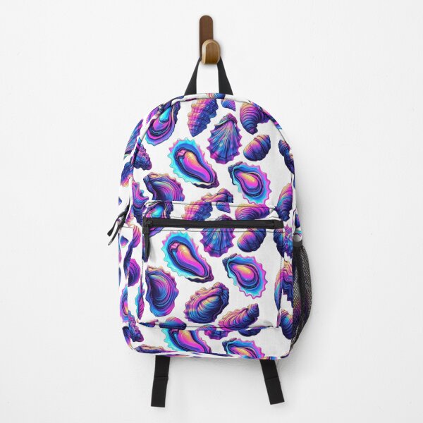 Item preview, Neon Oyster Shells in Rainbow Colors designed and sold by AcruxUltra.