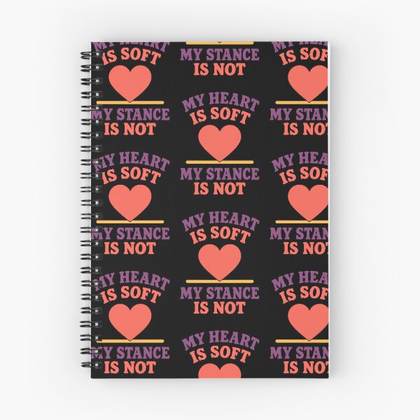 Item preview, My Heart Is Soft My Stance Is Not Bold Boundaries Quote designed and sold by TeeTimeTreasure.
