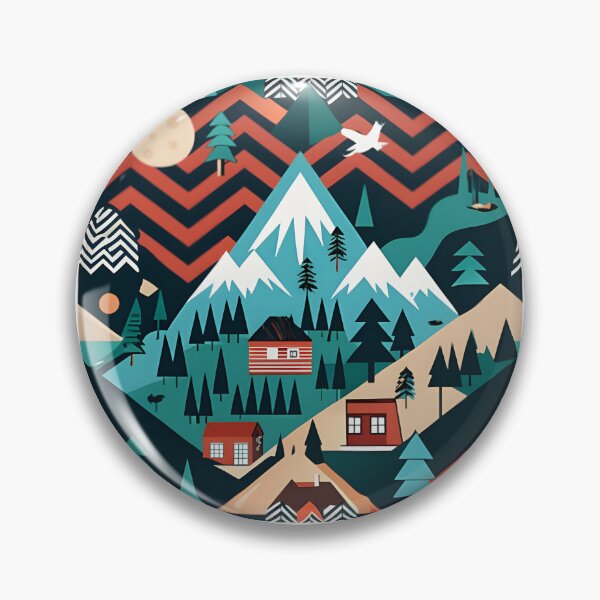 Item preview, Peaks Duo Retro Nostalgic Graphic | Best Buy designed and sold by LuckiiBean.