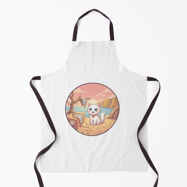 Item preview, Smilla in Dalí’s Melting Clocks – Surreal Cat Art designed and sold by 1smillaundfiete.