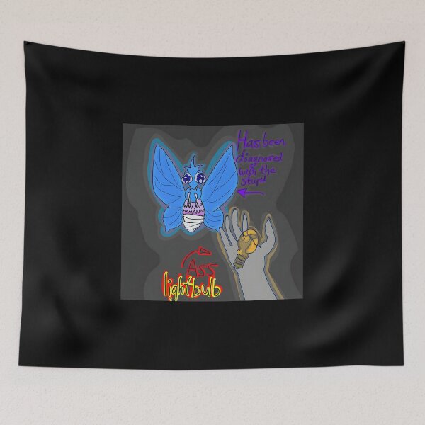Item preview, Funny Lightbulb Moth Design with Humor designed and sold by Catsi-Nook-Art.