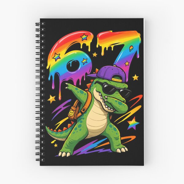 Item preview, Dabbing Dinosaur 67 Retro Rainbow Slime Cool Gamer T-Rex designed and sold by Vermanartist.