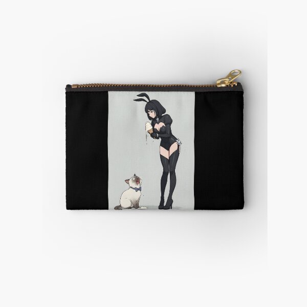 Item preview, Bunny girl and shocked cat at ice cream fail designed and sold by OH-MY-GOTH.