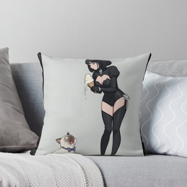 Item preview, Bunny girl and shocked cat at ice cream fail designed and sold by OH-MY-GOTH.
