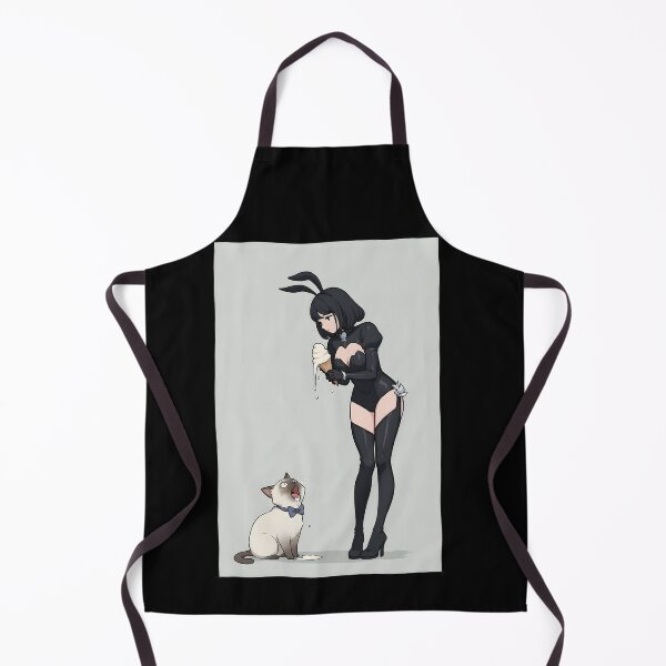 Item preview, Bunny girl and shocked cat at ice cream fail designed and sold by OH-MY-GOTH.