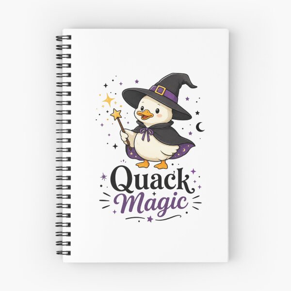Item preview, Witch Duck Quack Magic – Cute Kawaii Halloween Duck designed and sold by Sanika arts .