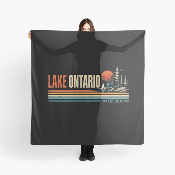 Item preview, Lake Ontario EST 1641 Vintage Retro Sunset Great Lakes Boating designed and sold by haitrieuic96.