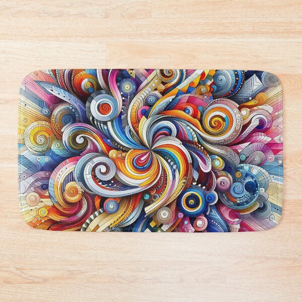 Item preview, Rainbow Thought Spiral in Geometric Motion designed and sold by AcruxUltra.